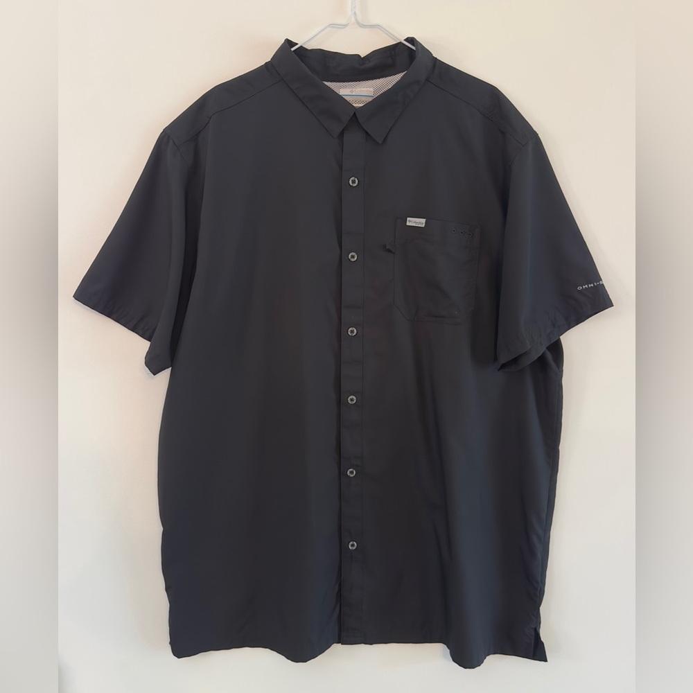 Columbia PFG Black Short Sleeve Shirt - Picture 5 of 8